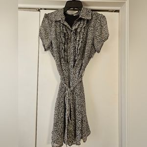 Leopard Button Down Dress